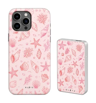 Pack Costa Rosa – Carcasa y Powerbank magnético