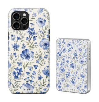Pack Flores Toile – Carcasa y Powerbank magnético