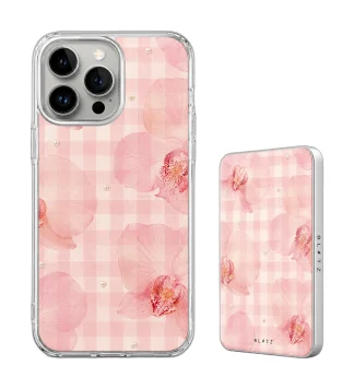 Pack Orquídea Perla – Carcasa y Powerbank magnético