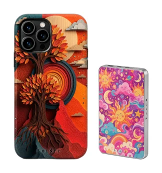 Pack Sol Arcoiris – Carcasa y Powerbank magnético