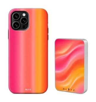 Pack Sunset Degrade – Carcasa y Powerbank magnético