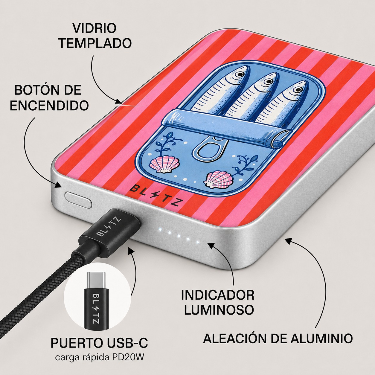 10.000 mAh — Máxima autonomía